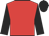 red, black sleeves and cap