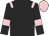 Black, pink epaulets, armlets and cap