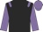 Black, mauve epaulets, sleeves and cap
