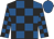 Royal blue and black check, royal blue cap