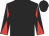 Black, black and red diabolo on sleeves