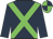 Dark Blue, Green Cross Belts, Green Cap and Dark Blue Quartered cap