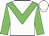 White body, big-green chevron, big-green arms, white cap