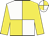 White body, yellow quartered, yellow arms, white cap, yellow quartered