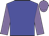Big-blue body, mauve arms, mauve cap