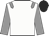 White body, grey epaulettes, grey arms, black cap