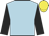 Light blue body, black arms, yellow cap