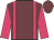 Garnet body, rose braces, rose arms, garnet cap