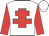 White body, red cross of lorraine, red arms, white cap
