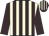brown and beige stripes, brown sleeves
