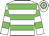 White body, big-green hooped, white arms, big-green hooped, white cap, big-green hooped