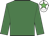 Bottle green, white cap, lime green star