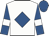 White, royal blue diamond, royal blue sleeves, white armlets, royal blue cap