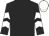 Black, white chevrons on sleeves, white cap