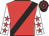 Red, black sash, white sleeves, red stars, black and red hooped cap