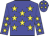 blue, yellow stars