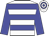 White and blue hoops, Blue sleeves, White and Blue hooped cap