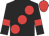Black, large red spots, armlets and cap