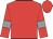 red, grey armlets