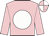 Pink, white disc, quartered cap