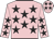 Pink, black stars