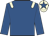 Royal blue, beige epaulets, beige cap, royal blue star