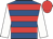 Royal blue, red hoops, white sleeves, red cap