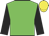 Green, black sleeves, yellow cap