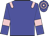 Blue, pink epaulets, armlets, hooped cap