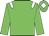 Green body, white epaulettes, green arms, green cap, white diamond