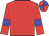 Red, blue armlets, quartered cap