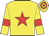yellow, red star, red armlets, hooped cap