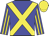 Blue, Yellow cross belts, Striped sleeves, Yellow cap