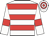 White, red hoops and armlets