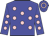 blue, pink spots, blue cap, pink circle