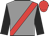grey, red sash, black sleeves, red cap