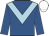 Royal blue, light blue chevron, white cap