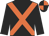 Black, orange cross sashes, quartered cap