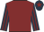 Maroon, dark blue & maroon striped sleeves, dark blue cap, maroon star