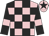 Pink & black check, black sleeves, pink armlet, pink cap, black star