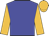 BLUE, OLD GOLD sleeves and cap
