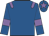 Royal blue, mauve epaulets, armlets and star on cap