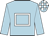 Light blue, white hollow box, check cap