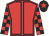 Red, black seams, checked sleeves, black cap, red star