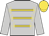 Silver, gold braid, gold cap