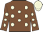 Rust, beige spots, beige cap