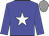 Blue body, white star, blue arms, grey cap