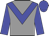Grey body, blue chevron, blue arms, blue cap
