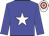 Big-blue body, white star, big-blue arms, white cap, red hooped