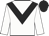 White body, black chevron, white arms, black cap